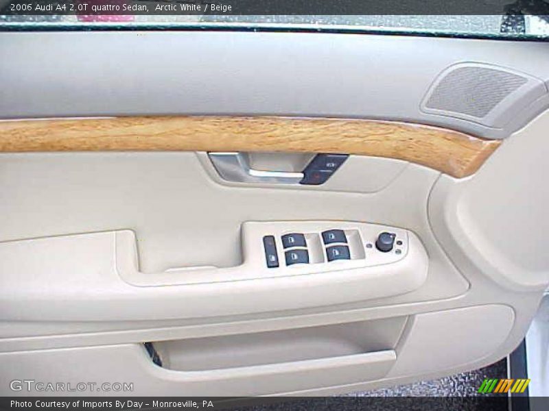 Arctic White / Beige 2006 Audi A4 2.0T quattro Sedan