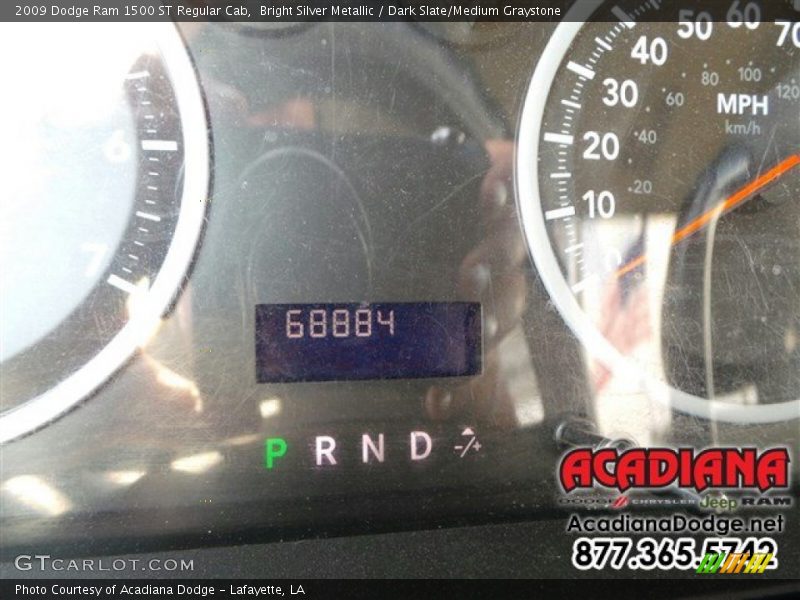 Bright Silver Metallic / Dark Slate/Medium Graystone 2009 Dodge Ram 1500 ST Regular Cab
