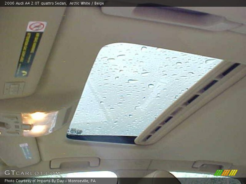 Arctic White / Beige 2006 Audi A4 2.0T quattro Sedan