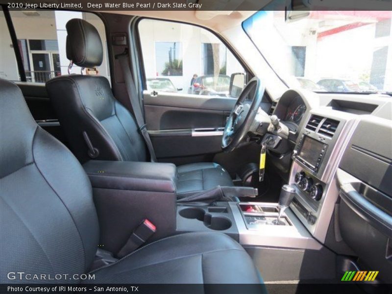 Deep Water Blue Pearl / Dark Slate Gray 2010 Jeep Liberty Limited