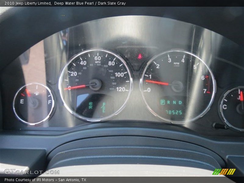 Deep Water Blue Pearl / Dark Slate Gray 2010 Jeep Liberty Limited