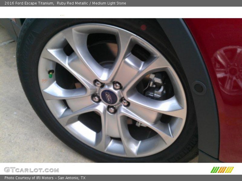 Ruby Red Metallic / Medium Light Stone 2016 Ford Escape Titanium