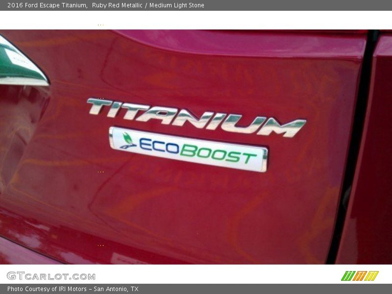Ruby Red Metallic / Medium Light Stone 2016 Ford Escape Titanium