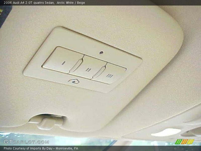 Arctic White / Beige 2006 Audi A4 2.0T quattro Sedan
