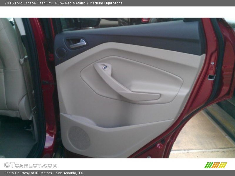 Ruby Red Metallic / Medium Light Stone 2016 Ford Escape Titanium