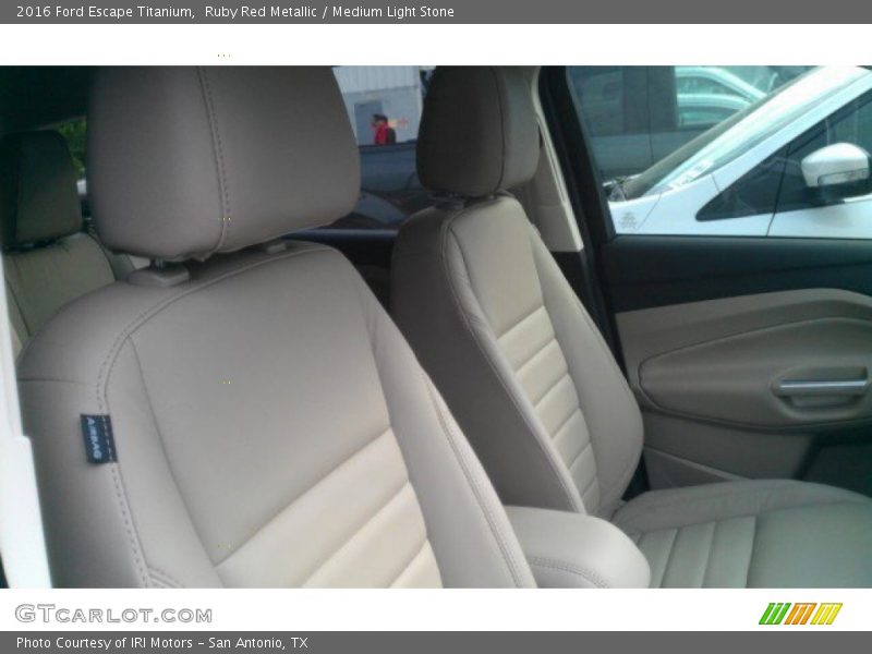 Ruby Red Metallic / Medium Light Stone 2016 Ford Escape Titanium