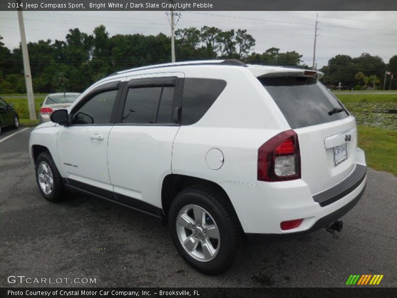 Bright White / Dark Slate Gray/Light Pebble 2014 Jeep Compass Sport