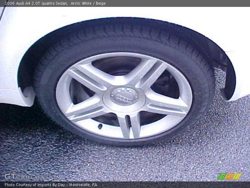 Arctic White / Beige 2006 Audi A4 2.0T quattro Sedan