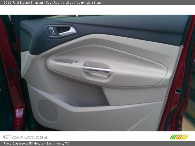 Ruby Red Metallic / Medium Light Stone 2016 Ford Escape Titanium