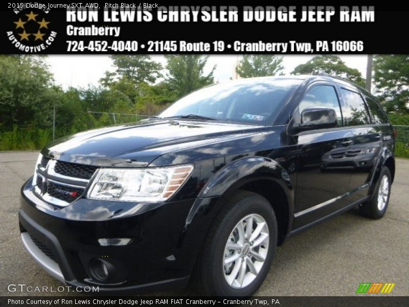 Pitch Black / Black 2015 Dodge Journey SXT AWD