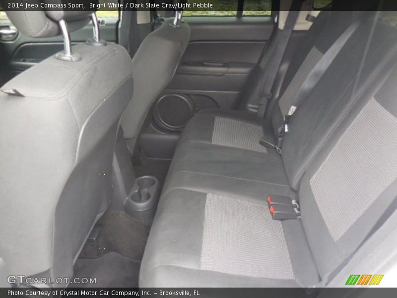 Bright White / Dark Slate Gray/Light Pebble 2014 Jeep Compass Sport