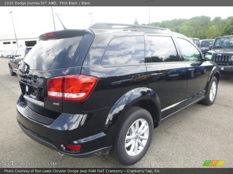 Pitch Black / Black 2015 Dodge Journey SXT AWD