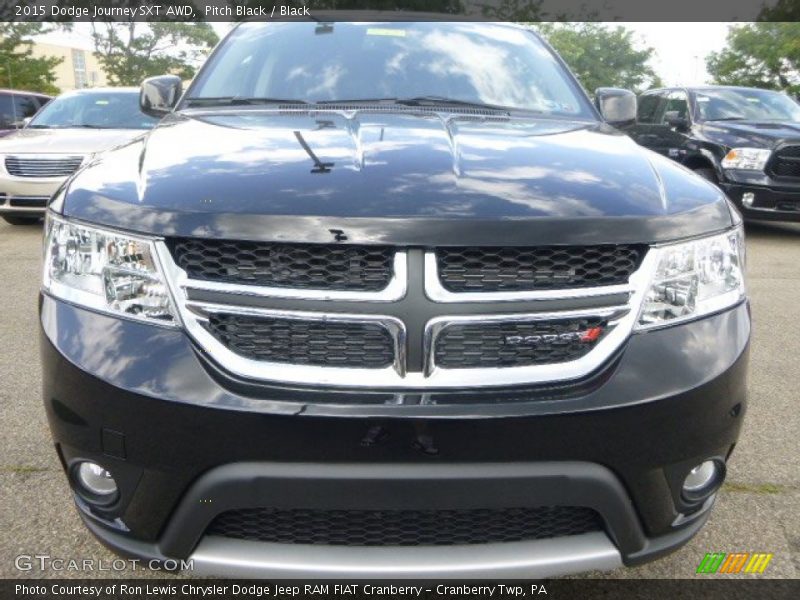 Pitch Black / Black 2015 Dodge Journey SXT AWD