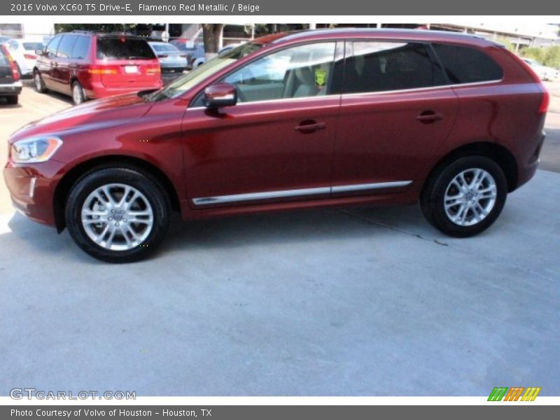 Flamenco Red Metallic / Beige 2016 Volvo XC60 T5 Drive-E