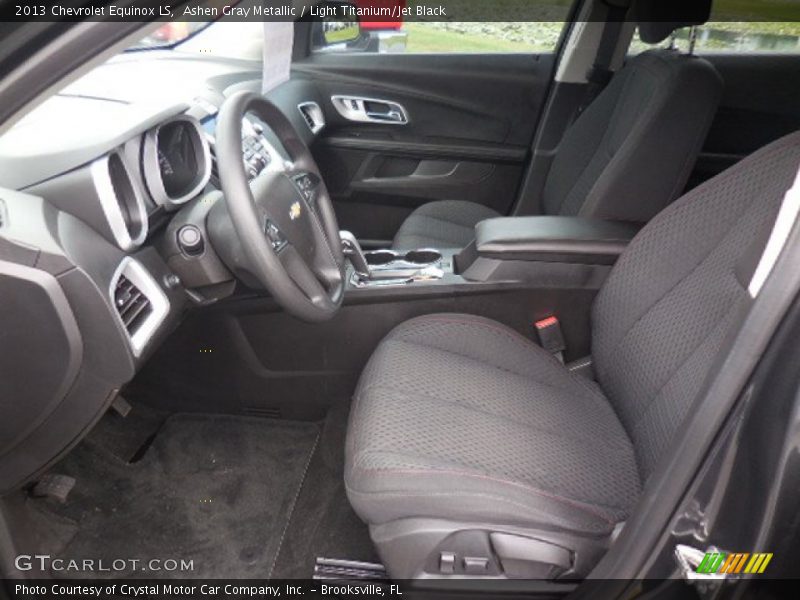 Ashen Gray Metallic / Light Titanium/Jet Black 2013 Chevrolet Equinox LS