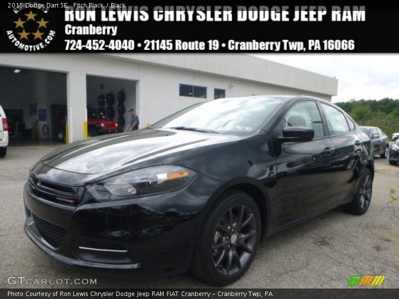 Pitch Black / Black 2015 Dodge Dart SE