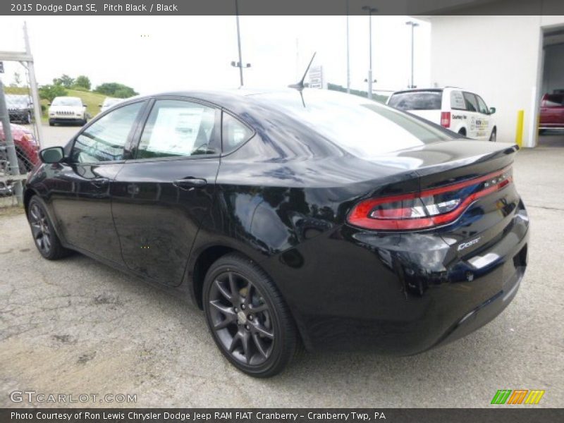 Pitch Black / Black 2015 Dodge Dart SE