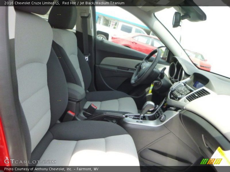 Red Hot / Jet Black/Medium Titanium 2016 Chevrolet Cruze Limited LS
