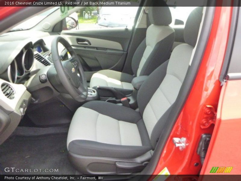 Red Hot / Jet Black/Medium Titanium 2016 Chevrolet Cruze Limited LS