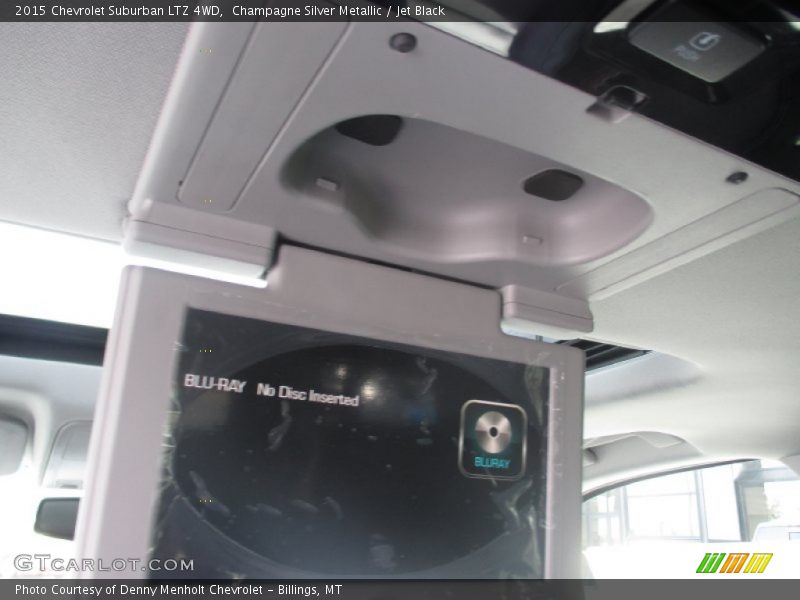 Champagne Silver Metallic / Jet Black 2015 Chevrolet Suburban LTZ 4WD