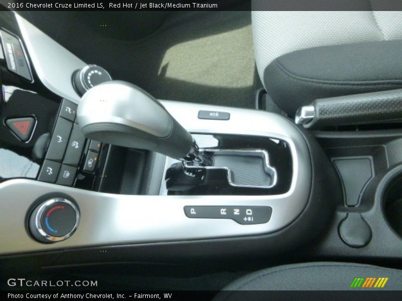 Red Hot / Jet Black/Medium Titanium 2016 Chevrolet Cruze Limited LS