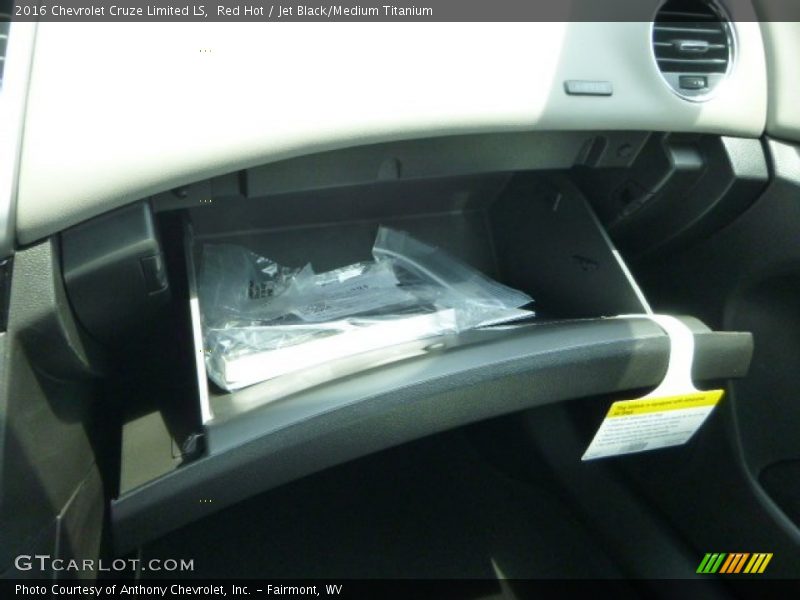 Red Hot / Jet Black/Medium Titanium 2016 Chevrolet Cruze Limited LS