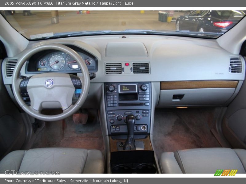 Titanium Gray Metallic / Taupe/Light Taupe 2005 Volvo XC90 T6 AWD