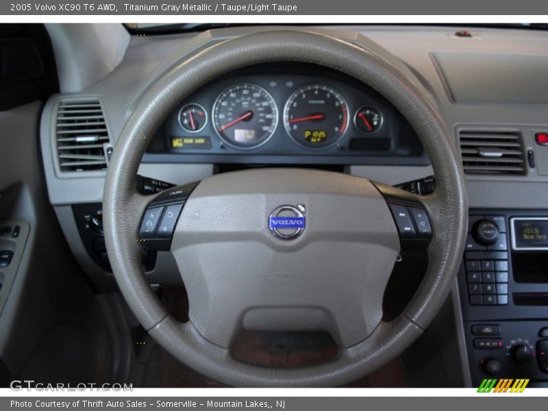 Titanium Gray Metallic / Taupe/Light Taupe 2005 Volvo XC90 T6 AWD
