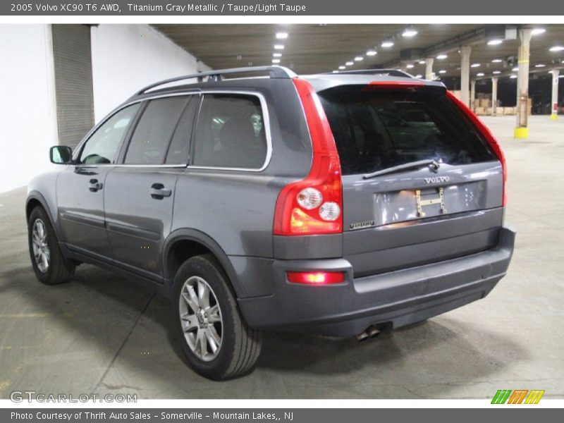 Titanium Gray Metallic / Taupe/Light Taupe 2005 Volvo XC90 T6 AWD