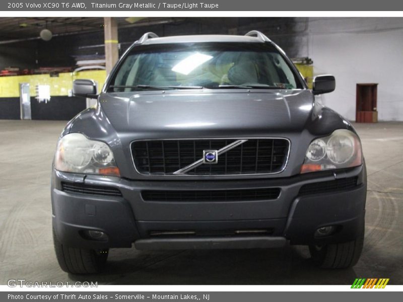 Titanium Gray Metallic / Taupe/Light Taupe 2005 Volvo XC90 T6 AWD