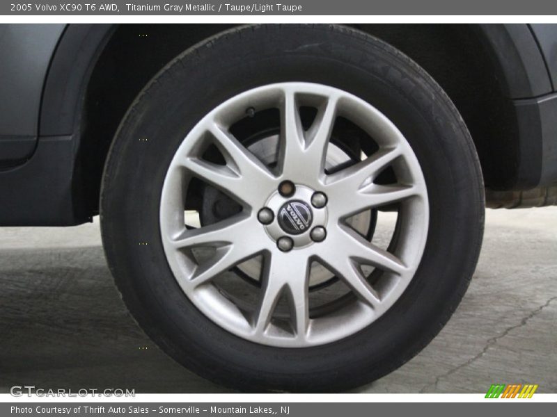 Titanium Gray Metallic / Taupe/Light Taupe 2005 Volvo XC90 T6 AWD