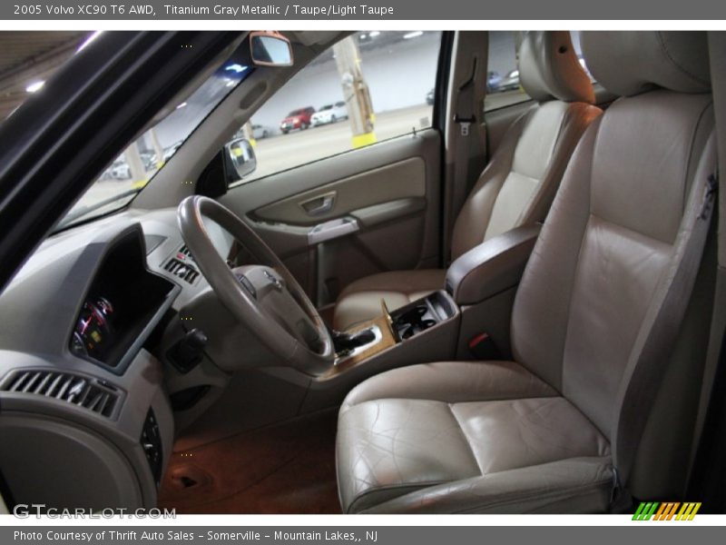 Titanium Gray Metallic / Taupe/Light Taupe 2005 Volvo XC90 T6 AWD