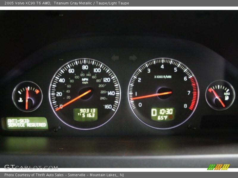 Titanium Gray Metallic / Taupe/Light Taupe 2005 Volvo XC90 T6 AWD