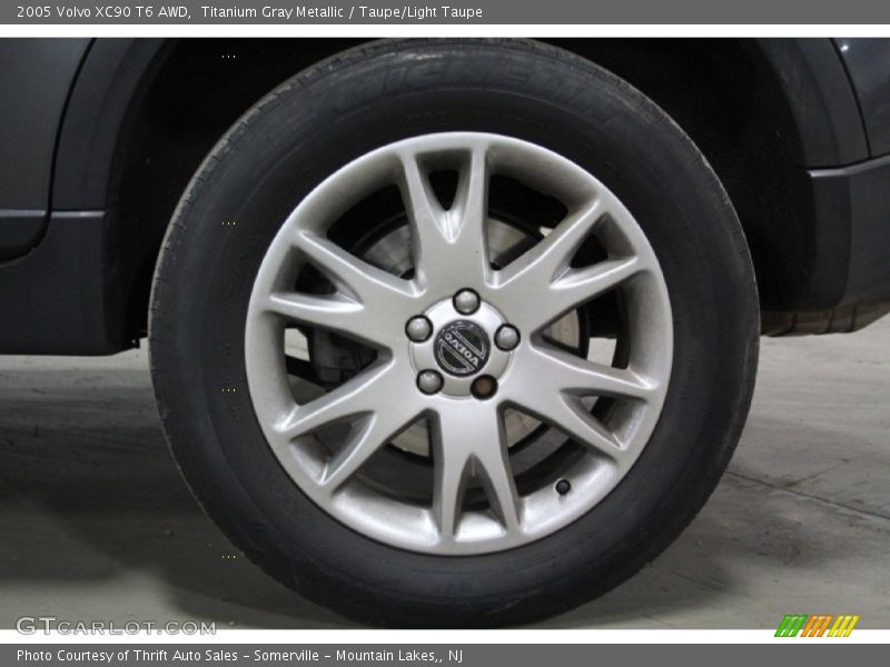 Titanium Gray Metallic / Taupe/Light Taupe 2005 Volvo XC90 T6 AWD