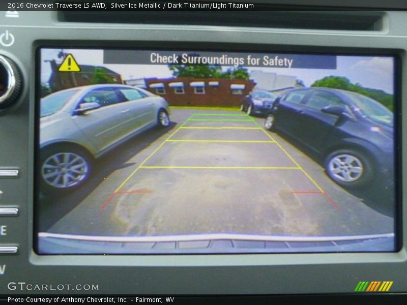 Silver Ice Metallic / Dark Titanium/Light Titanium 2016 Chevrolet Traverse LS AWD