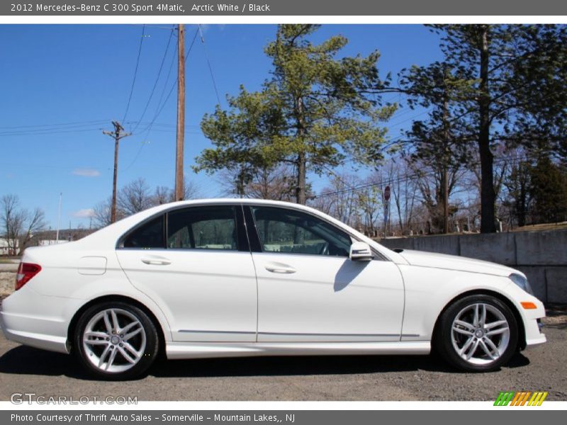 Arctic White / Black 2012 Mercedes-Benz C 300 Sport 4Matic