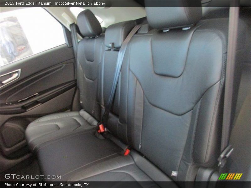 Ingot Silver Metallic / Ebony 2015 Ford Edge Titanium