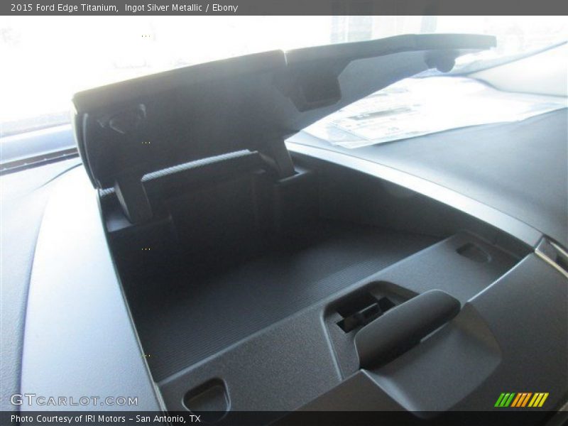 Ingot Silver Metallic / Ebony 2015 Ford Edge Titanium