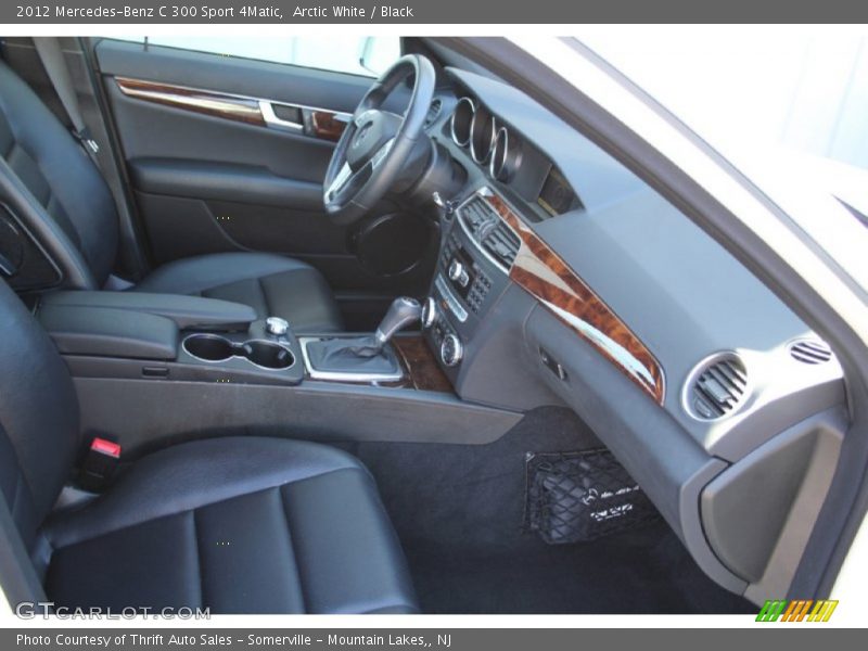 Arctic White / Black 2012 Mercedes-Benz C 300 Sport 4Matic