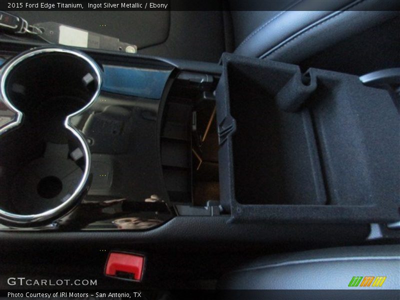 Ingot Silver Metallic / Ebony 2015 Ford Edge Titanium