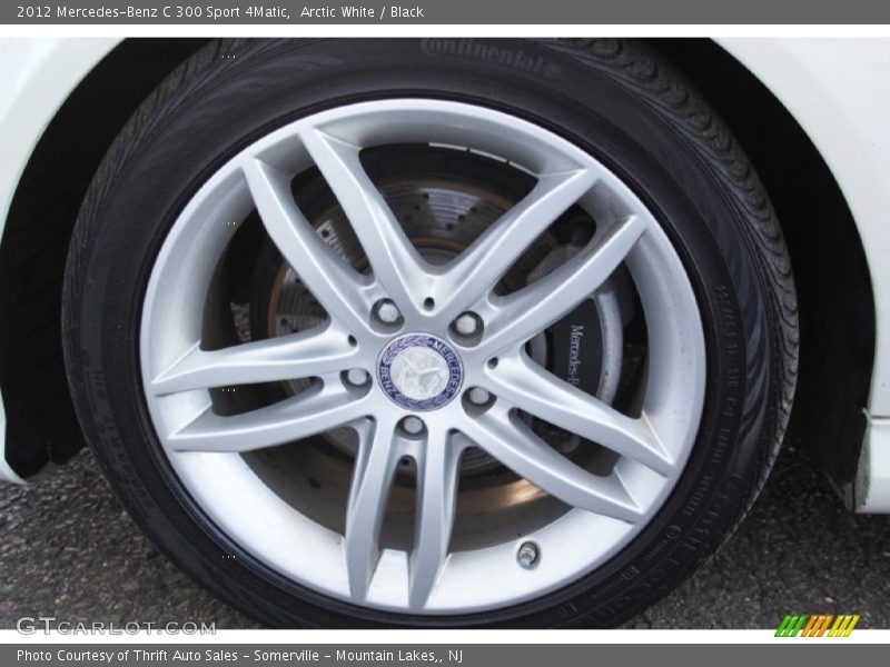 Arctic White / Black 2012 Mercedes-Benz C 300 Sport 4Matic
