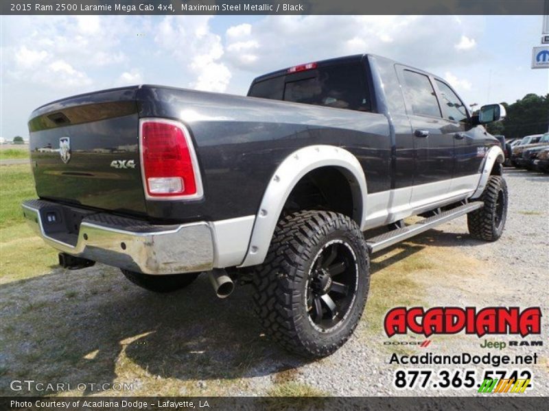 Maximum Steel Metallic / Black 2015 Ram 2500 Laramie Mega Cab 4x4