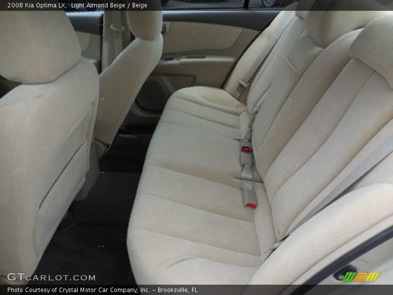 Light Almond Beige / Beige 2008 Kia Optima LX