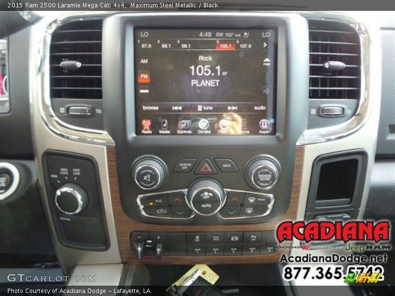Maximum Steel Metallic / Black 2015 Ram 2500 Laramie Mega Cab 4x4