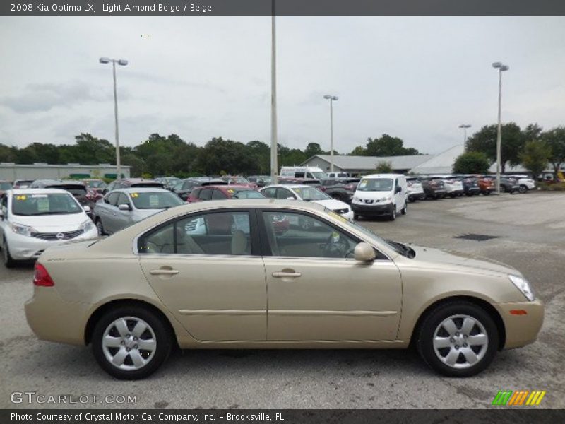 Light Almond Beige / Beige 2008 Kia Optima LX