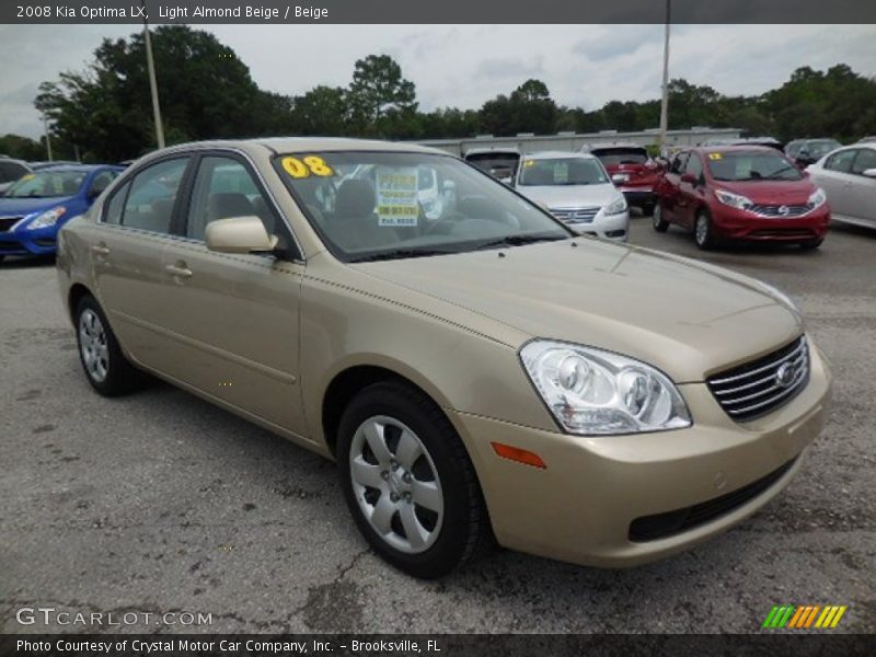 Light Almond Beige / Beige 2008 Kia Optima LX