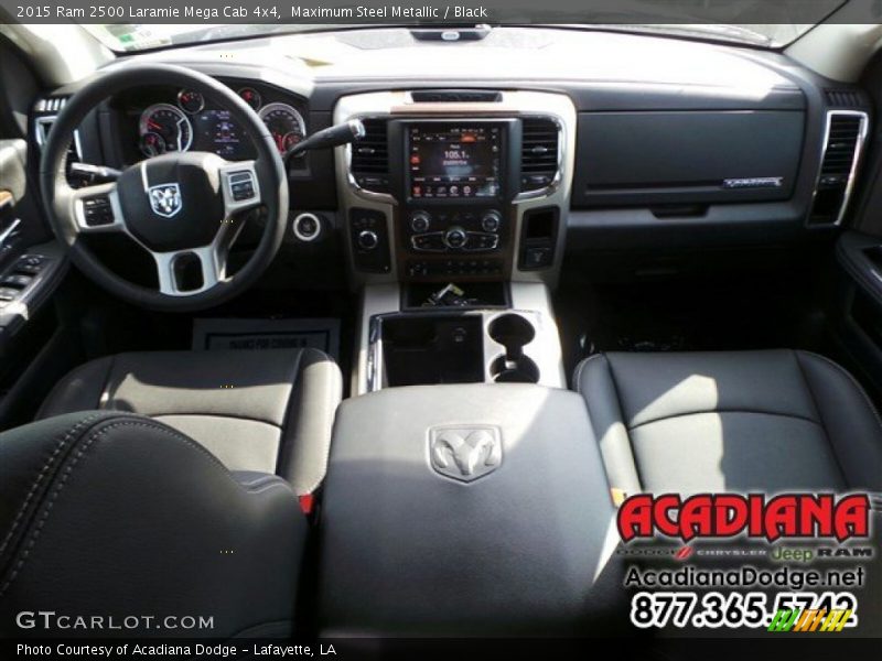 Maximum Steel Metallic / Black 2015 Ram 2500 Laramie Mega Cab 4x4