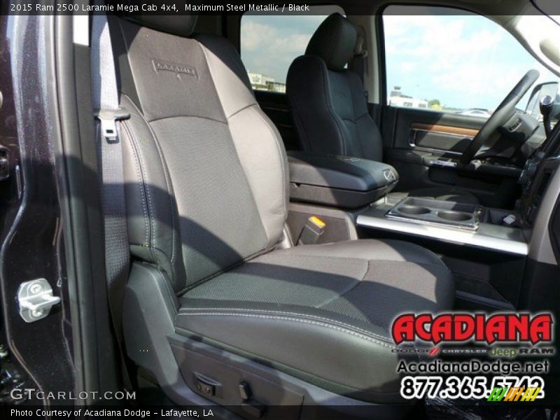 Maximum Steel Metallic / Black 2015 Ram 2500 Laramie Mega Cab 4x4
