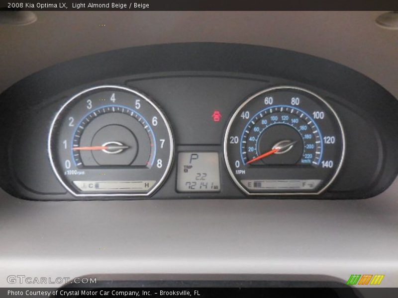 Light Almond Beige / Beige 2008 Kia Optima LX