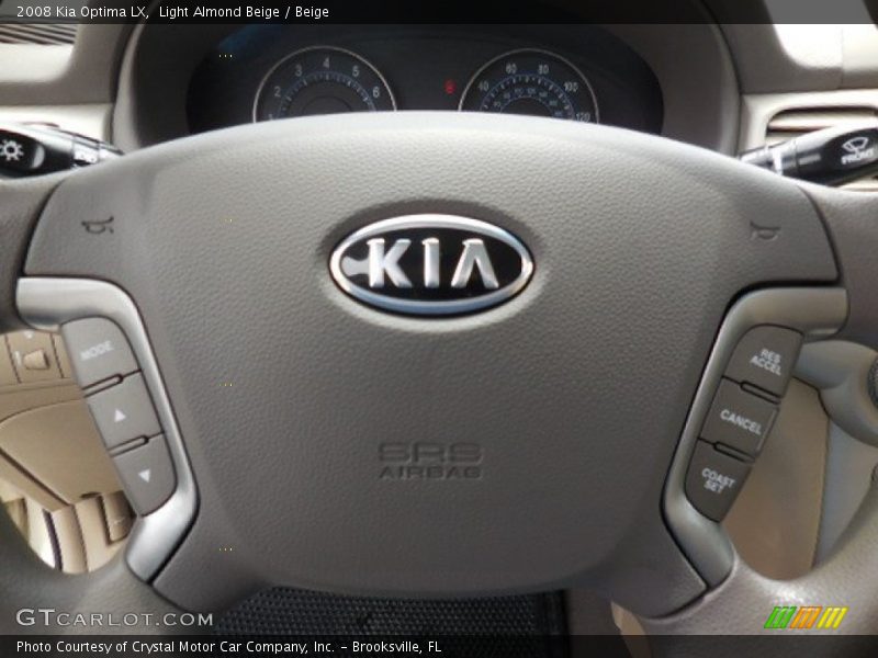 Light Almond Beige / Beige 2008 Kia Optima LX
